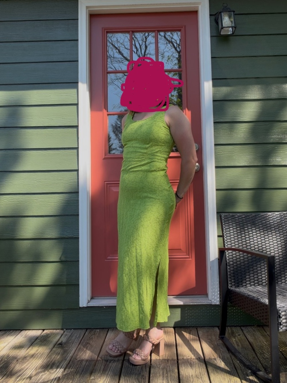 Vintage Floral Embroidered Dress